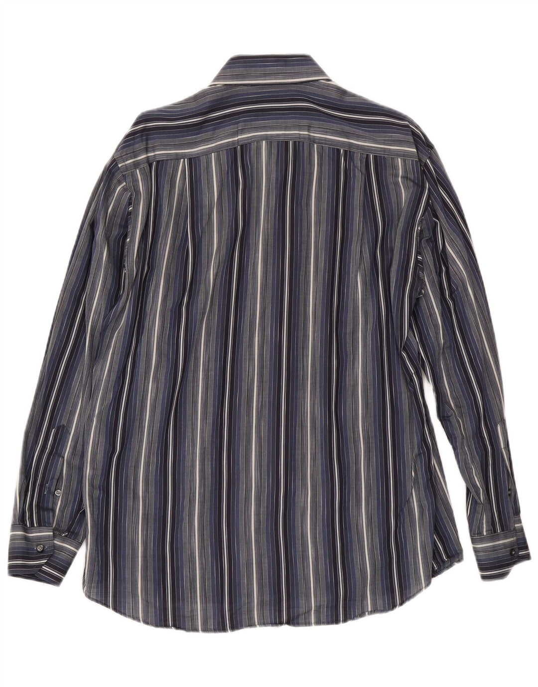 Ανδρικό πουκάμισο Roccobarocco 39 15 1/2 Medium Navy Blue ριγέ