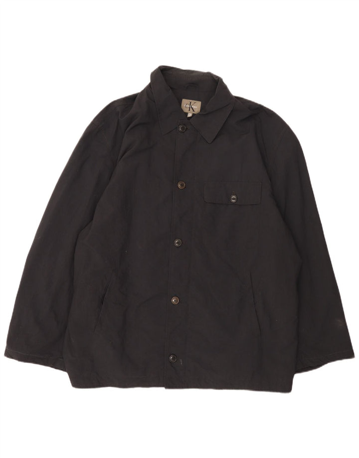 Ανδρικό τζάκετ Calvin Klein Windbreaker UK 44 2XL Μαύρο