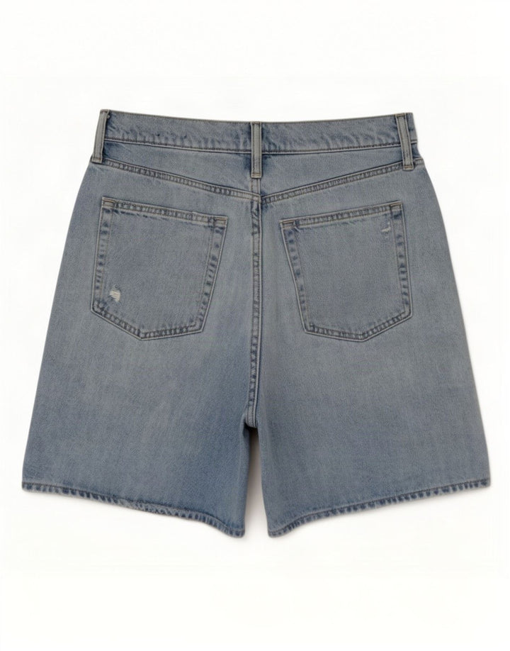 Γυναικείο τζιν σορτς Gap Distressed μεσαίο W28 Μπλε βαμβακερό