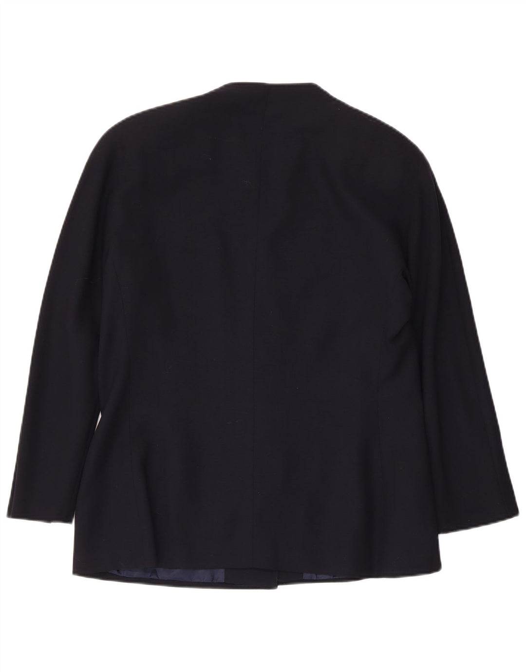 Vintage γυναικείο σακάκι με 3 κουμπιά σακάκι IT 48 XL Navy Blue παρθένο μαλλί