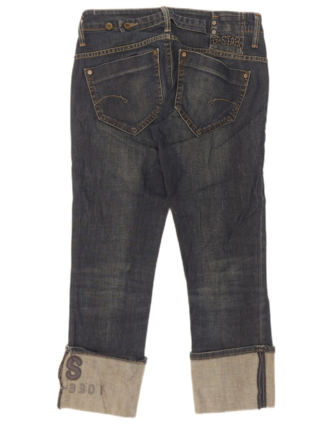 G-Star Γυναικείο Cropped Jeans W28 L25 Navy Blue Cotton