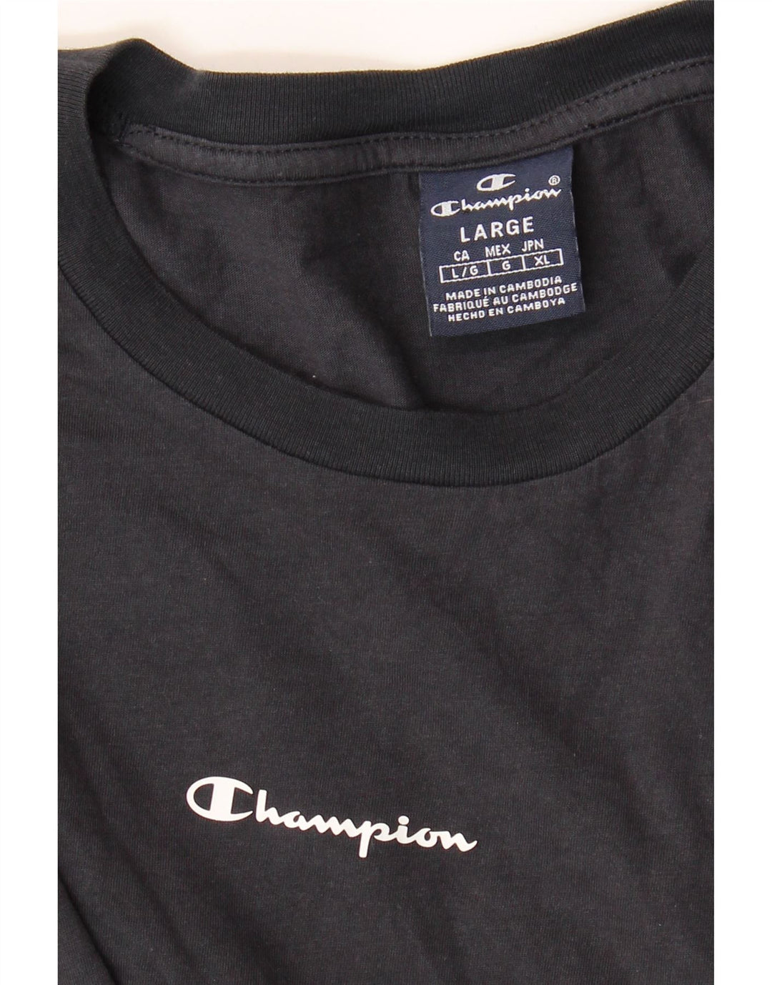 Ανδρικό T-Shirt CHAMPION Top Large Navy Blue