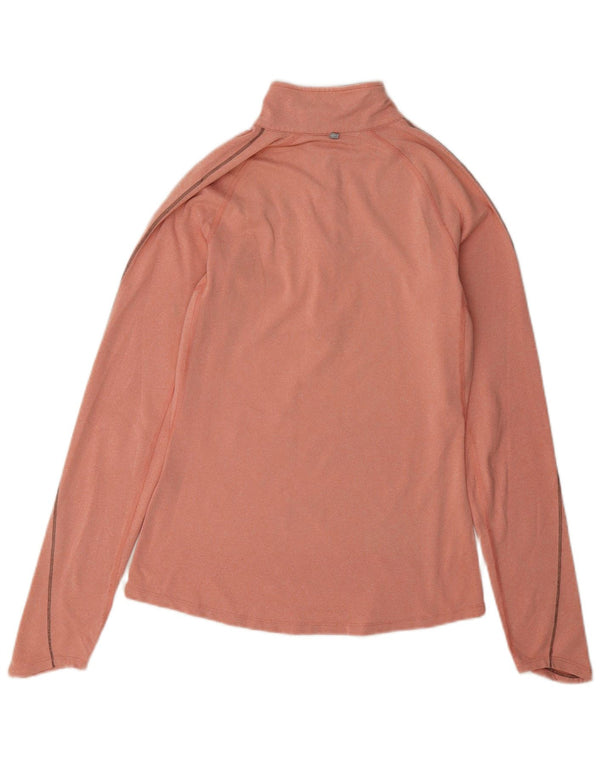 Γυναικεία φόρμα πουλόβερ με φερμουάρ Nike Dri Fit Top 10 Small Pink