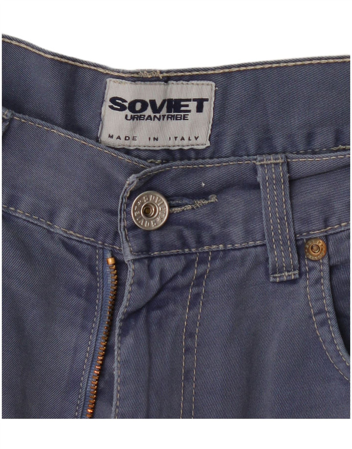 Vintage Ανδρικό Σορτς Cargo W34 Large Navy Blue