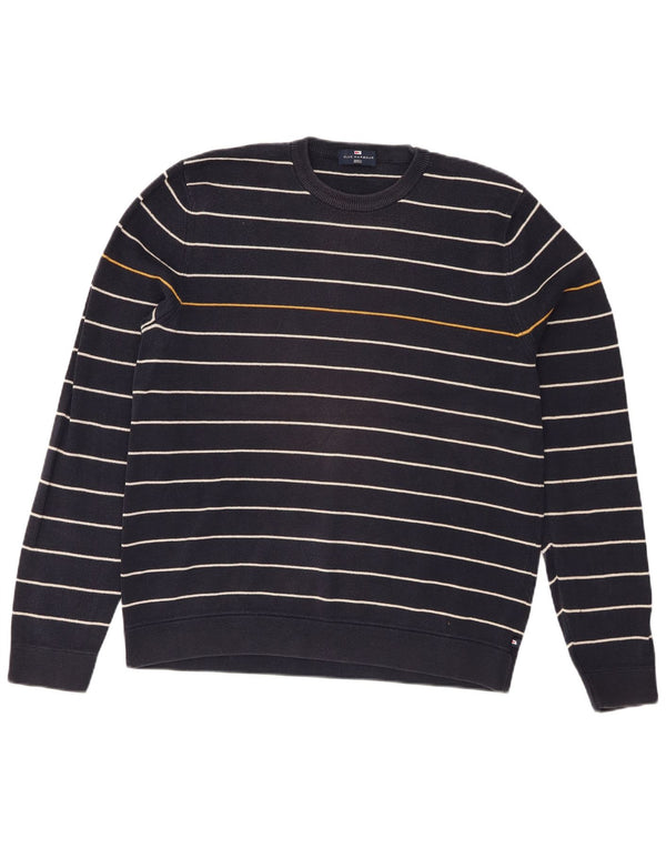 Ανδρικό πουλόβερ Marks & Spencer Blue Harbour Crew Neck Jumper Medium Navy Blue