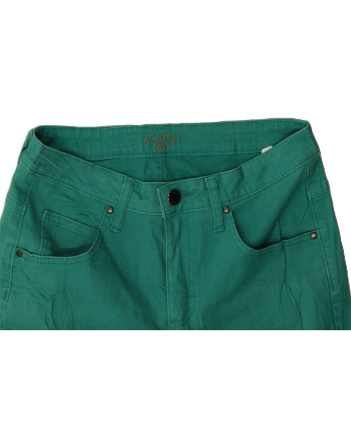 LEE Womens Riders Denim Shorts US 6 Medium W28 Green Cotton Vintage Lee and Second-Hand Lee from Messina Hembry 