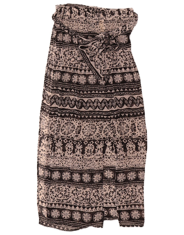 Max & Co. Γυναικεία Ψηλόμεση Wrap Φούστα UK 12 Medium W28 Black Floral