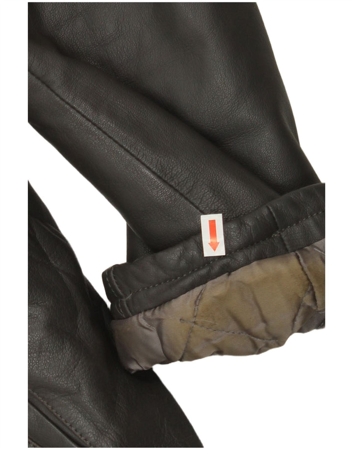 Ανδρικό Δερμάτινο Μπουφάν VINTAGE UK 38 Medium Grey