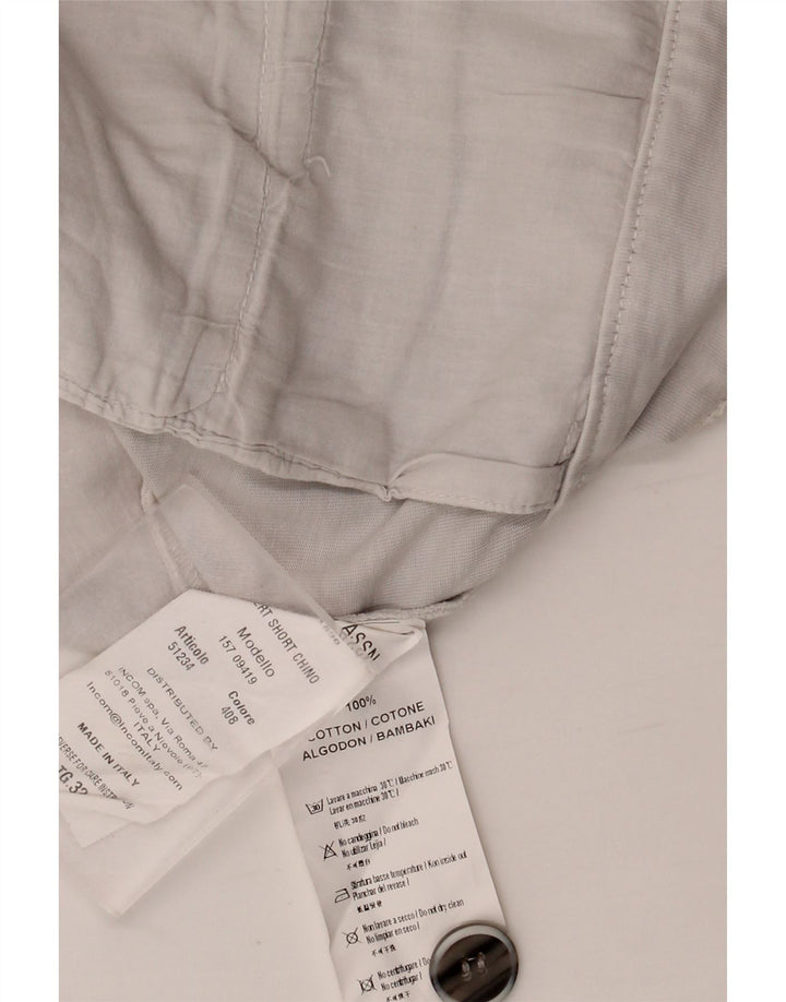 US POLO ASSN. Ανδρικό σορτς Chino W32, μεσαίο λευκό βαμβακερό