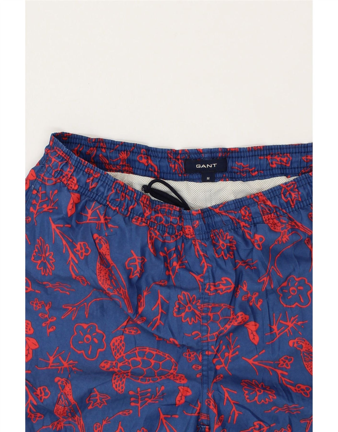 GANT Mens Swimming Shorts Medium  Blue Animal Print Vintage Gant and Second-Hand Gant from Messina Hembry 