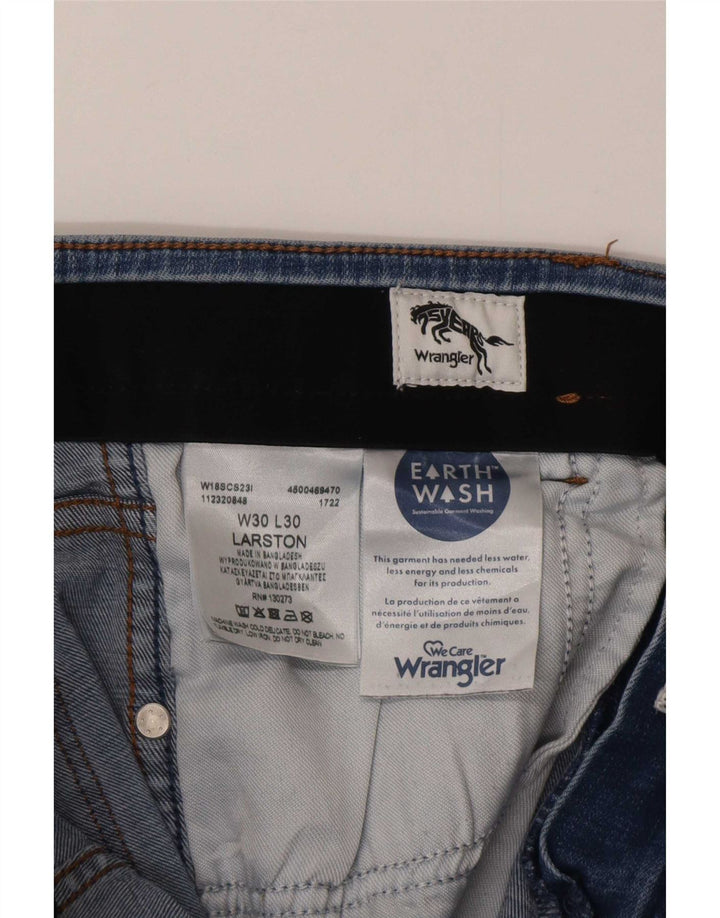 Ανδρικό τζιν Wrangler Larston Slim W30 L30 Blue Cotton