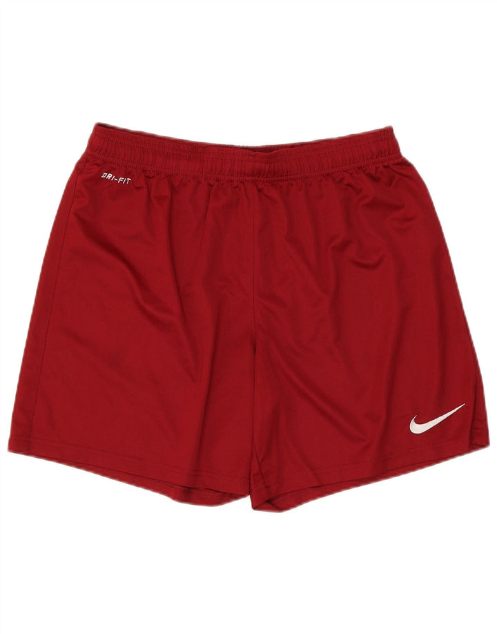 Ανδρικό αθλητικό σορτς Nike Dri Fit με μεσαίο κόκκινο πολυεστέρα