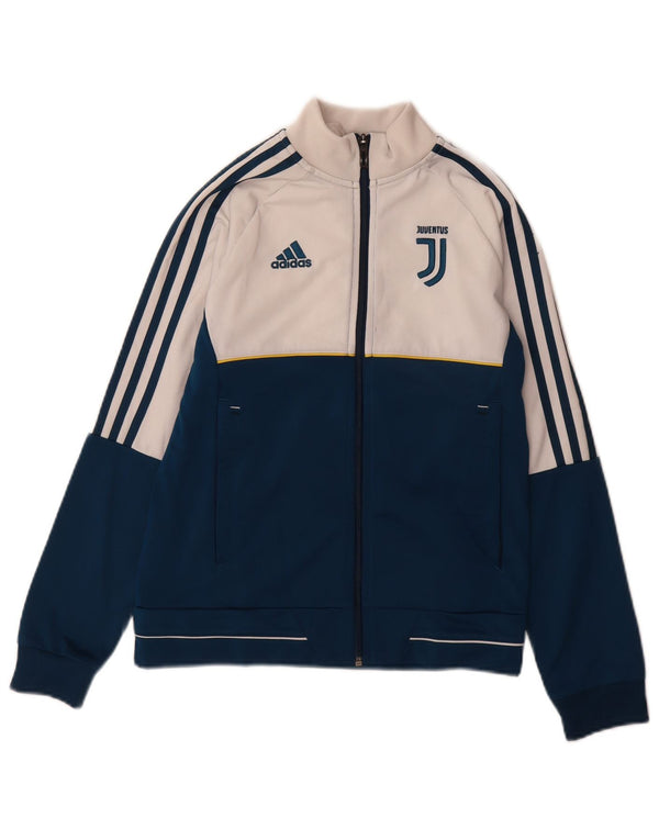Κορυφαίο μπουφάν Adidas Boys Juventus φόρμα 11-12 ετών μπλε χρώματος