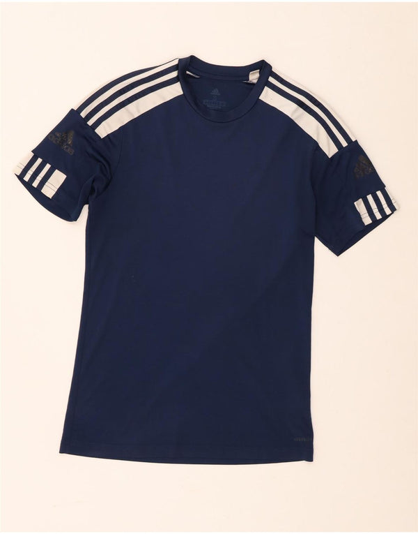 Ανδρικό γραφικό T-shirt Adidas Aeroready Top Small Navy Blue Colourblock