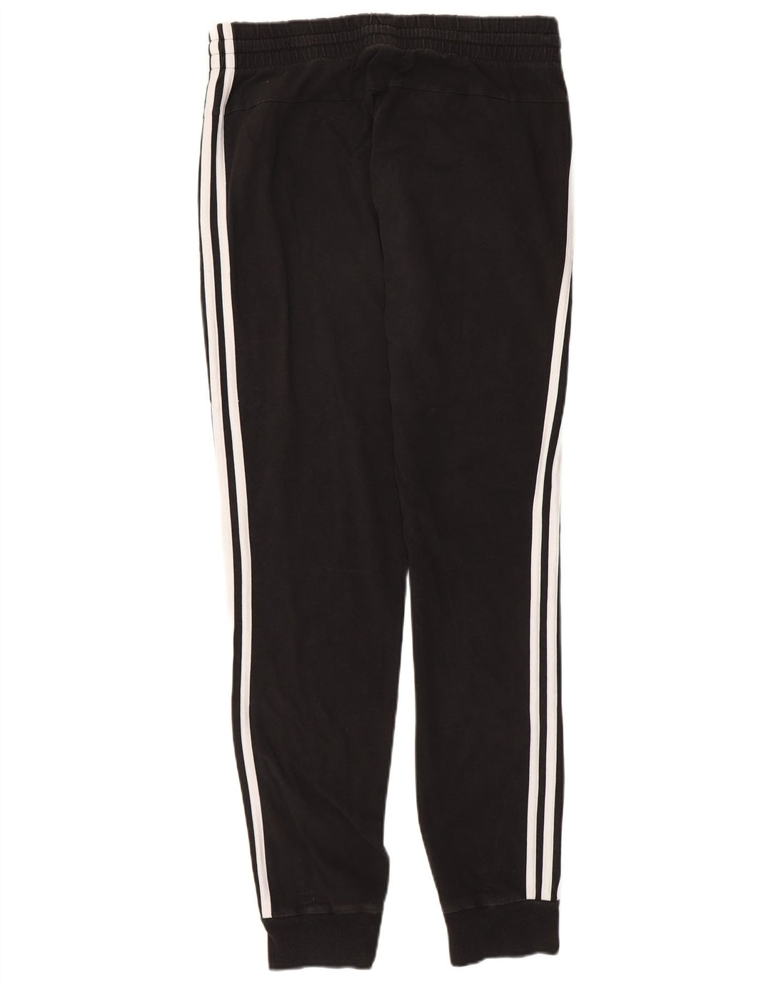 Γυναικεία αθλητική φόρμα ADIDAS Παντελόνι Joggers UK 12/14 Μεσαίο μαύρο βαμβακερό
