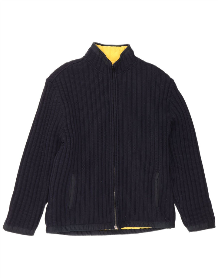 Ανδρικό πουλόβερ με ζακέτα Paul & Shark Large Navy Blue