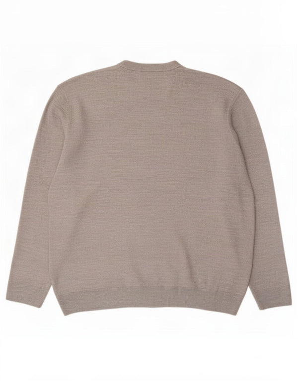 Ανδρικό πουλόβερ Marks & Spencer Graphic Crew Neck Jumper 2XL Grey Christmas