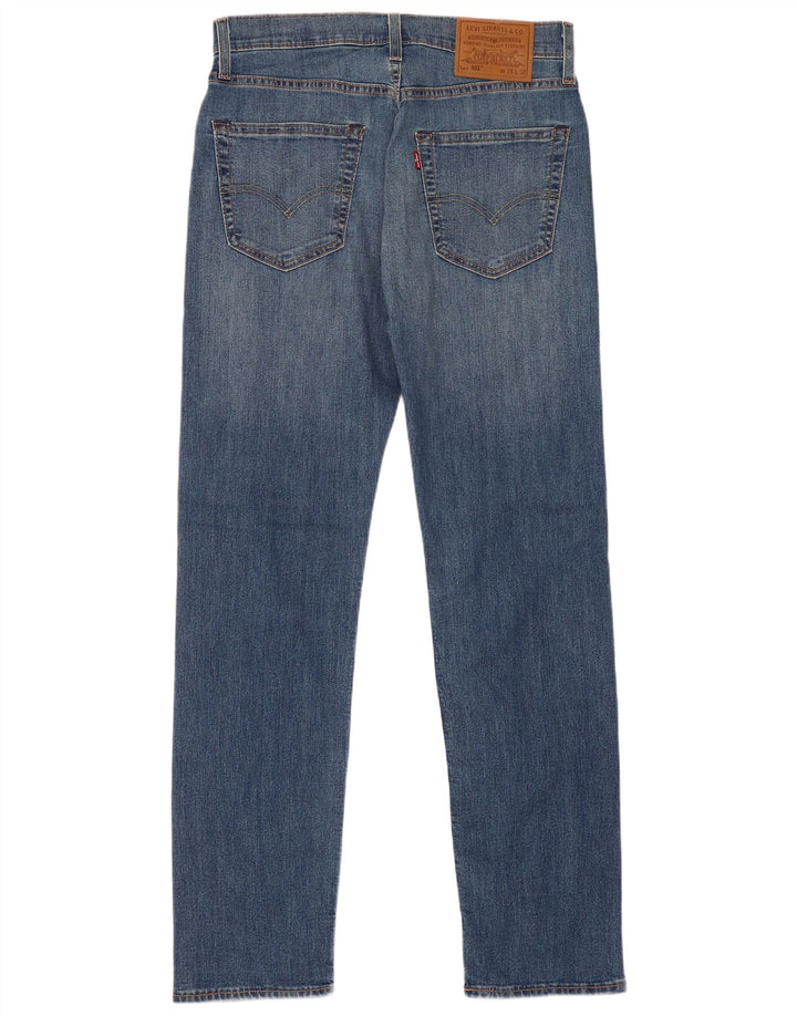 Levi's Mens 502 Tapered Jeans W29 L32 Blue Cotton