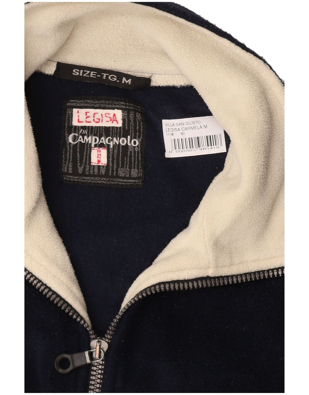 Campagnolo Γυναικείο Fleece Jacket UK 14 Medium Navy Blue