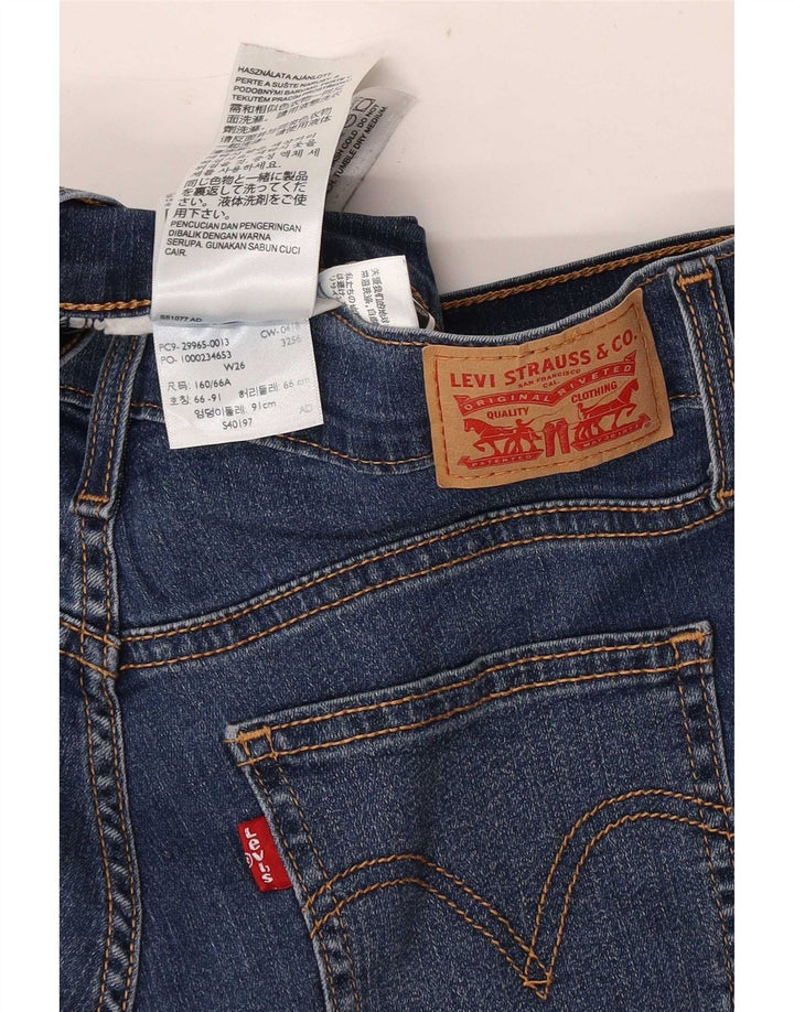 Γυναικείο τζιν σορτς Levi's W26 Μικρό Navy Blue από βαμβάκι