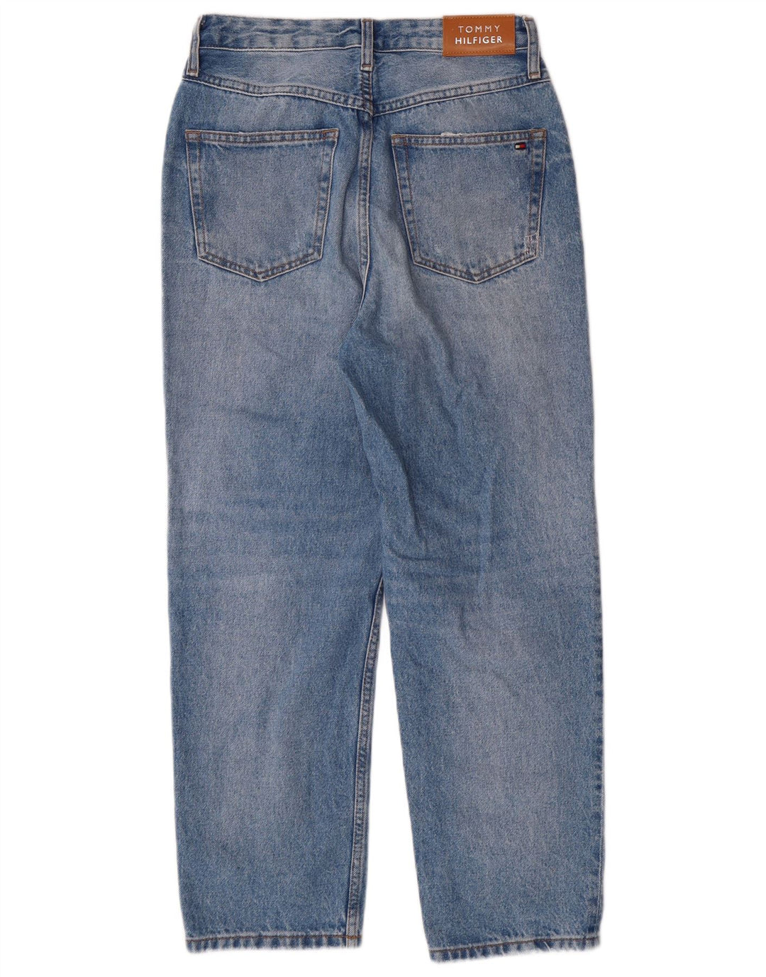 Tommy Hilfiger γυναικεία ταλαιπωρημένα ψηλόμεσα τζιν W27 L28 Blue Classic