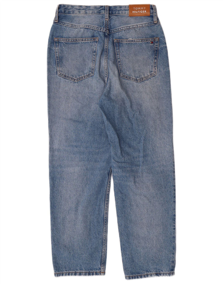 Tommy Hilfiger γυναικεία ταλαιπωρημένα ψηλόμεσα τζιν W27 L28 Blue Classic