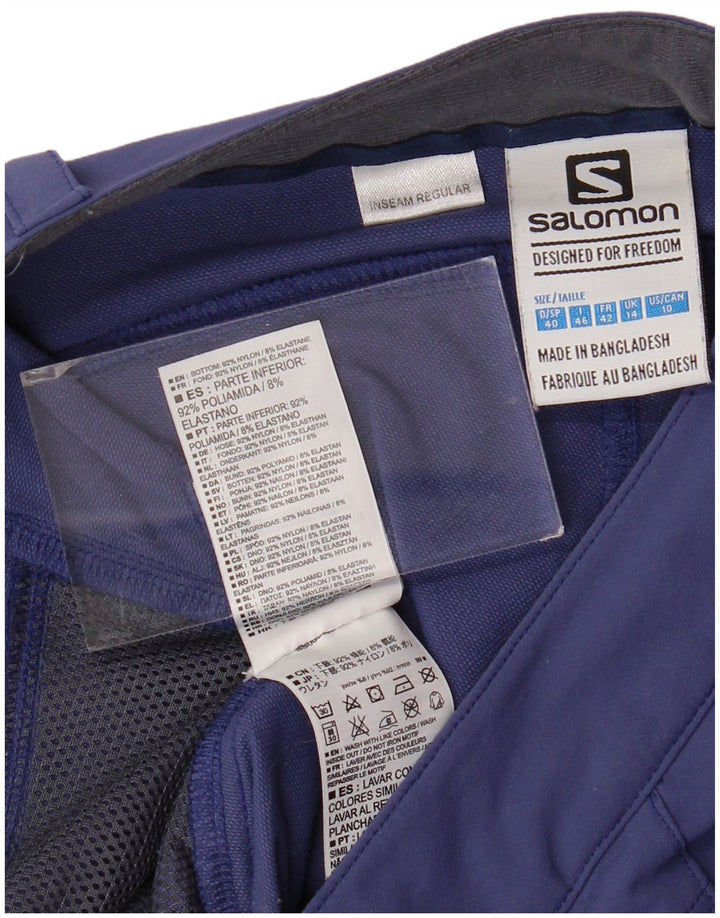 SALOMON Γυναικεία Slim Fit Hiking Cargo Παντελόνι UK 14 Large W34 L31 Blue