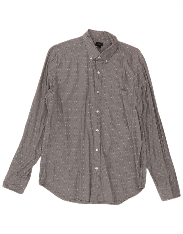Ανδρικό πουκάμισο J. Crew Medium Grey Geometric Cotton