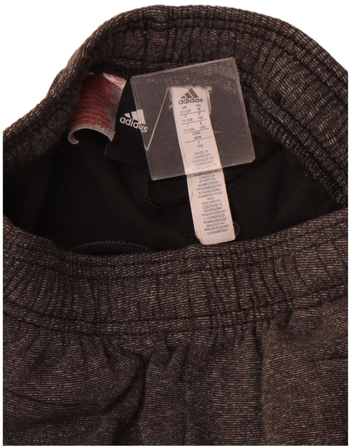 ADIDAS Κορίτσια αθλητική φόρμα παντελόνι Joggers 11-12 ετών Γκρι βαμβάκι