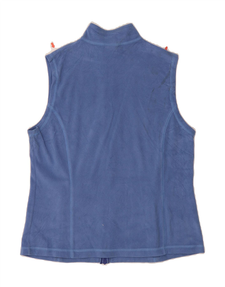 L.L.BEAN Womens Fleece Gilet UK 14 Medium Blue Polyester Vintage L.L.Bean and Second-Hand L.L.Bean from Messina Hembry 