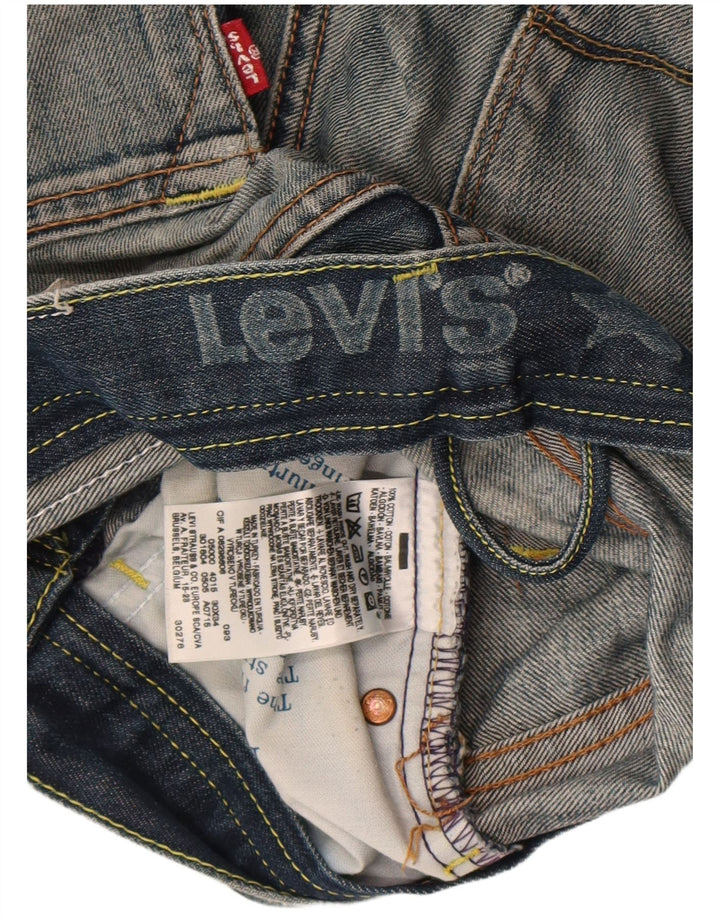 Γυναικείο τζιν σορτς Levi's γραφικό W30 από μεσαίο μπλε βαμβακερό