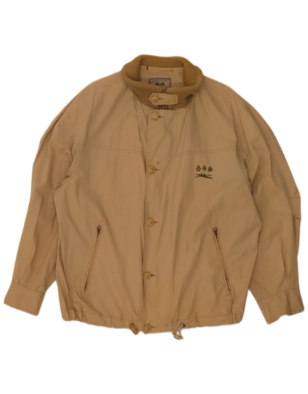 Ανδρικό Bomber Jacket Seventy UK 38 Medium Beige Cotton