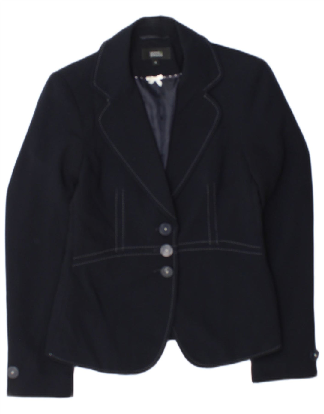 Marks & Spencer Γυναικείο Μπλέιζερ με 3 κουμπιά μπουφάν UK 8 Small Navy Blue