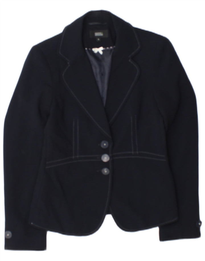 Marks & Spencer Γυναικείο Μπλέιζερ με 3 κουμπιά μπουφάν UK 8 Small Navy Blue