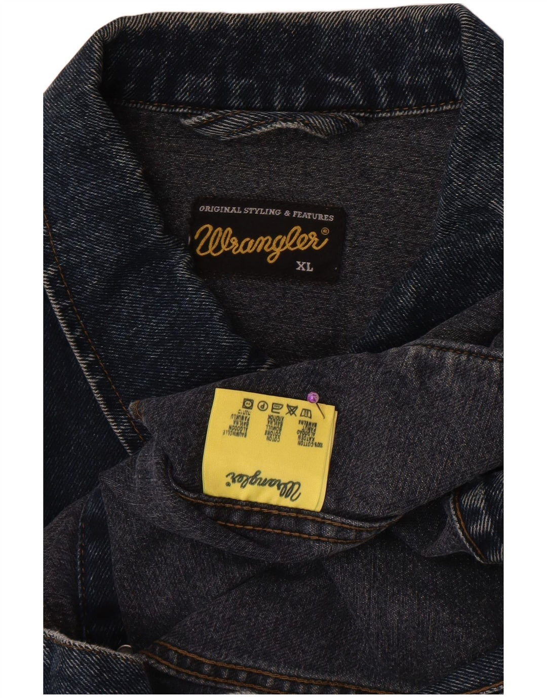 Ανδρικό τζιν μπουφάν Wrangler UK 42 XL Μπλε βαμβακερό