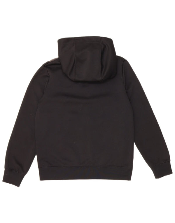 Γραφικό πουλόβερ Nike Boys με φερμουάρ με κουκούλα 8-9 ετών Small Black Colourblock