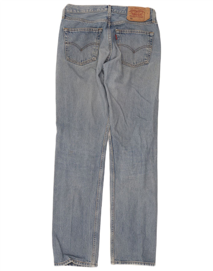 Levi's Mens 501 Straight Jeans W32 L34 Μπλε Βαμβακερό