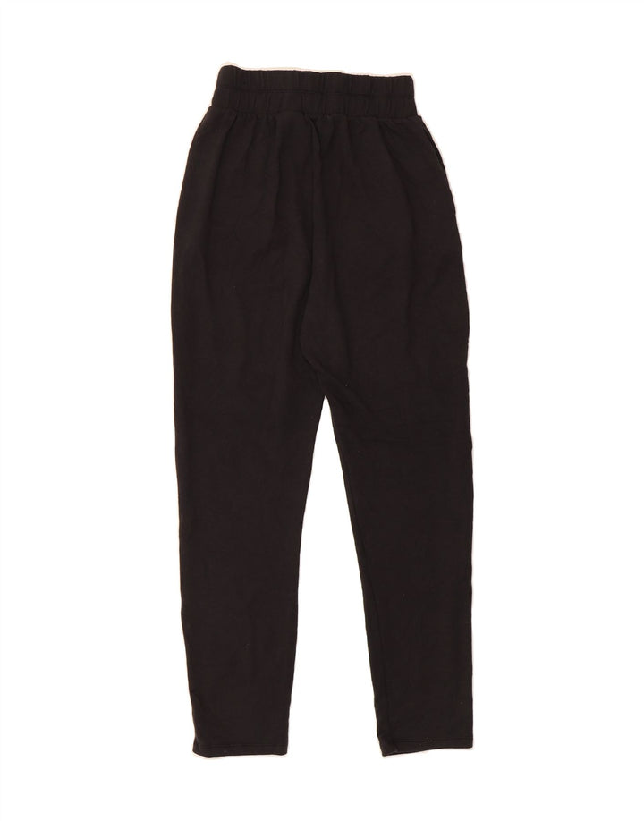 NIKE Womens Dri Fit Tracksuit Trousers UK 6 XS Black Polyester Vintage Nike and Second-Hand Nike from Messina Hembry 