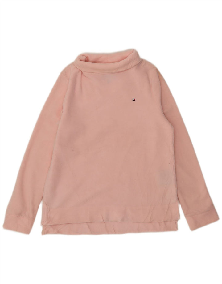 Tommy Hilfiger Γυναικείο Fleece Jumper UK 14 Medium Pink Polyester