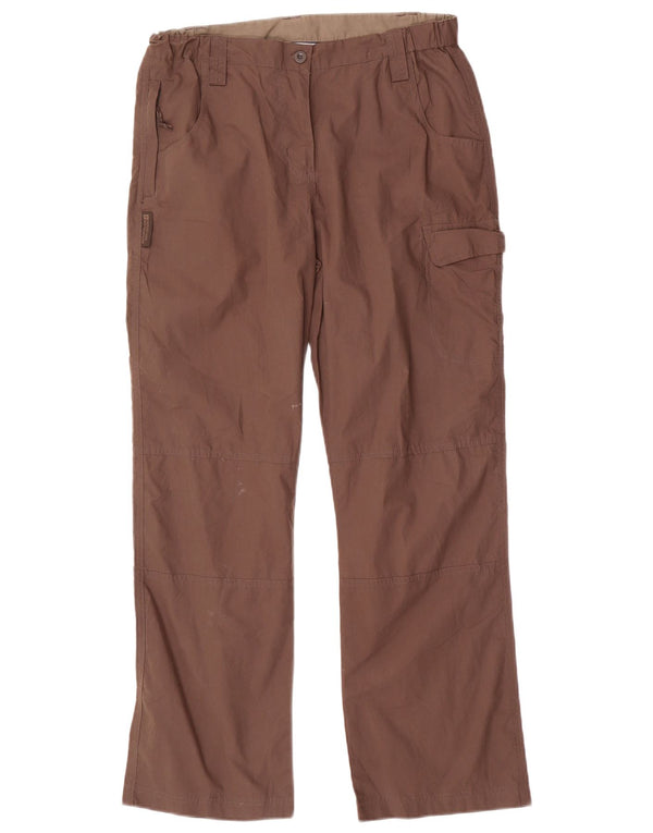 Mountain Warehouse Γυναικείο ίσιο παντελόνι Cargo UK 10 Small W30 L29 Brown