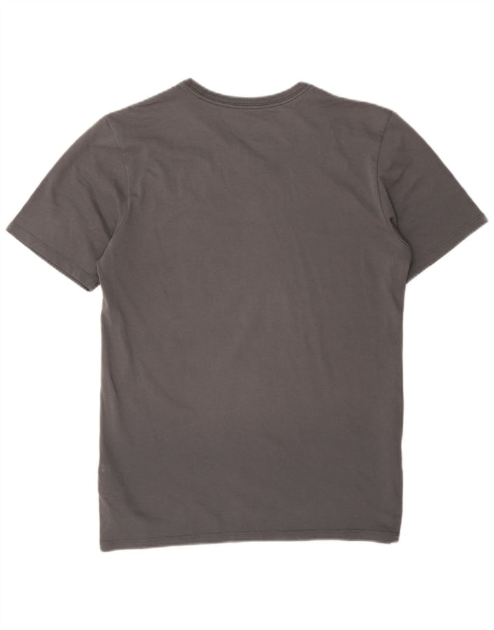 Μπλουζάκι Nike ανδρικό Dri Fit γραφικό μπλουζάκι, μικρό γκρι βαμβακερό