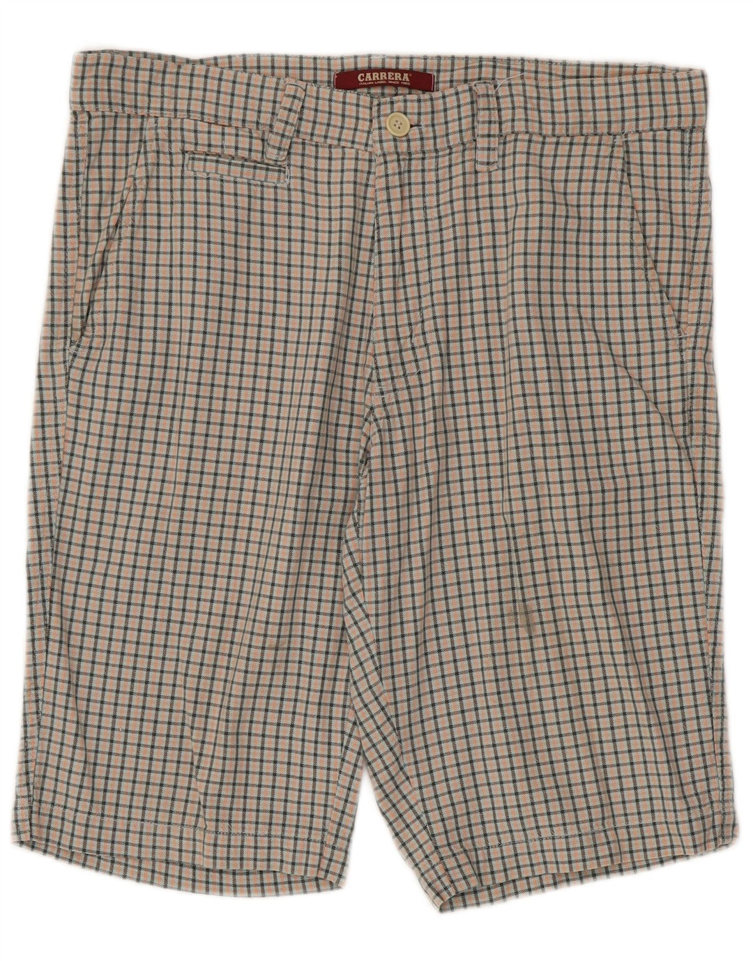 Carrera Ανδρικό σορτς Chino IT 50 μεγάλο W34 πολύχρωμο βαμβακερό Gingham
