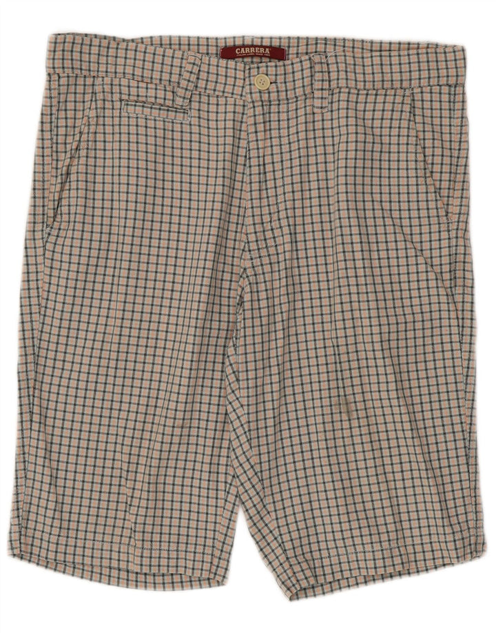 Carrera Ανδρικό σορτς Chino IT 50 μεγάλο W34 πολύχρωμο βαμβακερό Gingham