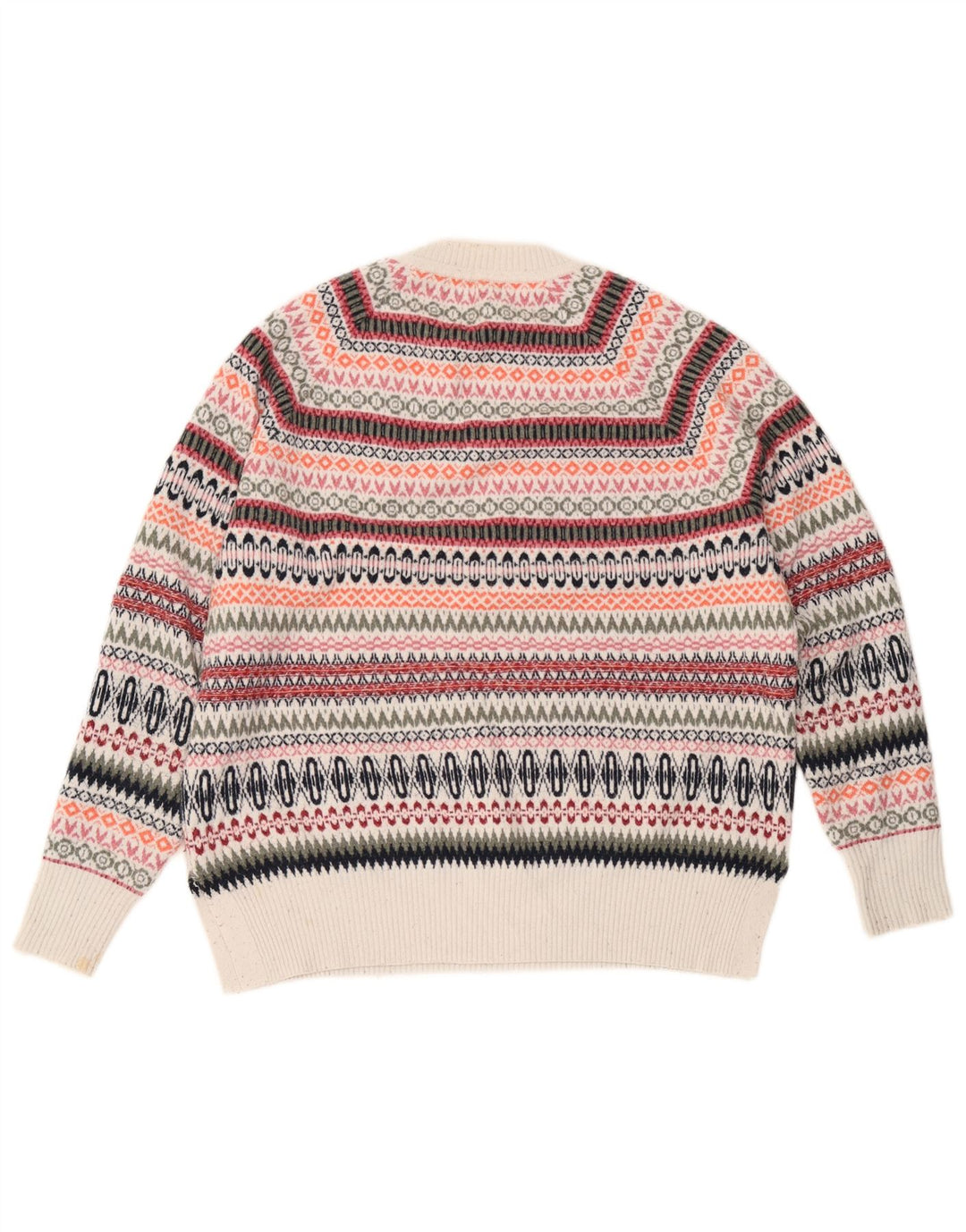 Marks & Spencer Γυναικείο πουλόβερ με λαιμόκοψη UK 14 Medium πολύχρωμο