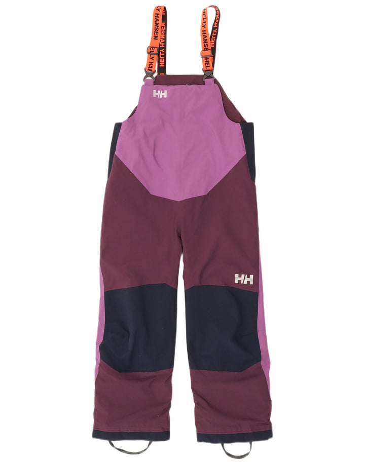 Helly Hansen Girls Ski Παντελόνι 8-9 Years Purple Colourblock Polyester