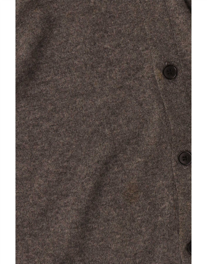 Massimo Dutti Ανδρικό πουλόβερ ζακέτα 2XL Γκρι μαλλί