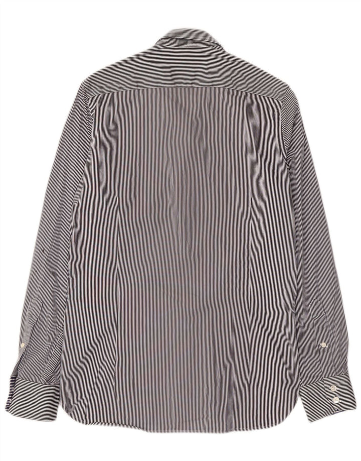 Ανδρικό πουκάμισο Ted Baker, νούμερο 2, Βαμβακερό ριγέ μπλε ναυτικό