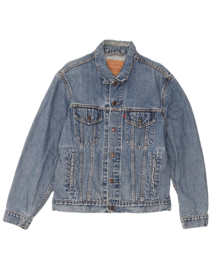Ανδρικό τζιν μπουφάν Levi's UK 38 Medium Blue Cotton