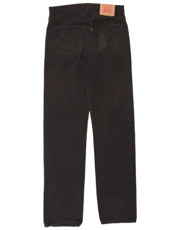 Levi's Mens 751 Straight Jeans W33 L36 Μαύρο βαμβακερό