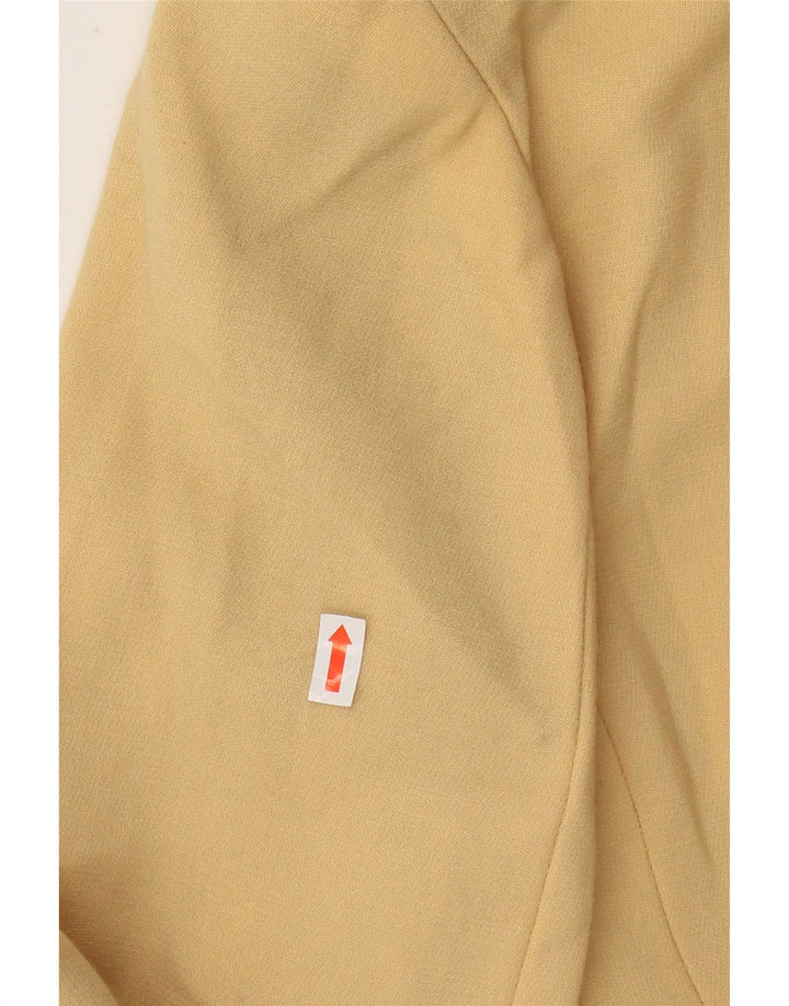 MAX MARA Γυναικείο Longline τζάκετ 3 κουμπιών UK 14 Medium Yellow